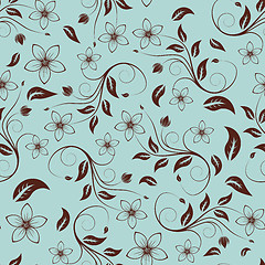 Image showing seamless floral pattern