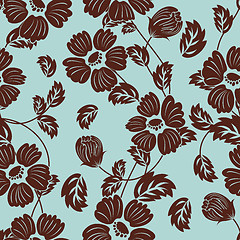 Image showing seamless floral pattern