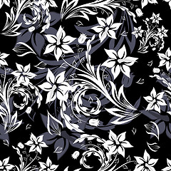 Image showing seamless floral pattern