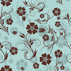 Image showing seamless floral pattern