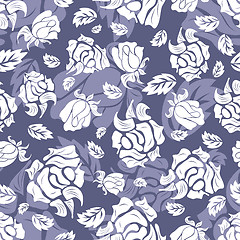 Image showing seamless floral pattern