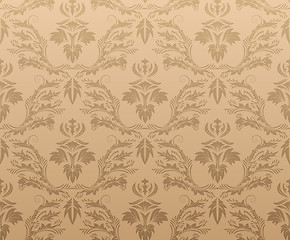 Image showing seamless damask pattern