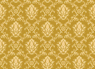 Image showing seamless damask pattern