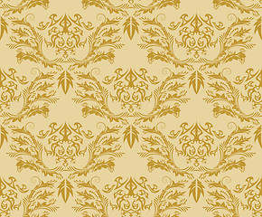 Image showing seamless damask pattern