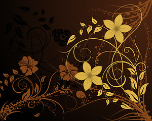 Image showing floral background