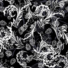 Image showing seamless floral pattern