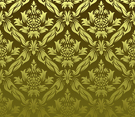 Image showing seamless damask pattern