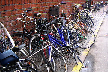 Image showing bicycles