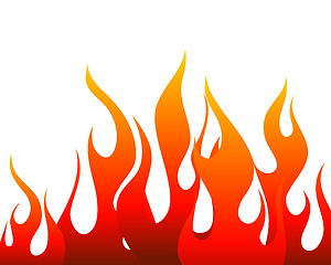 Image showing fire background