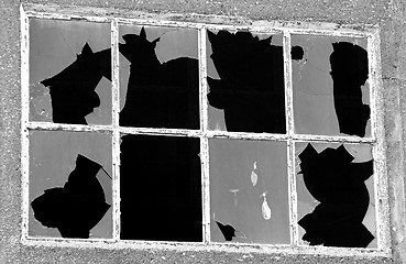 Image showing broken glass