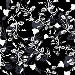 Image showing seamless floral pattern