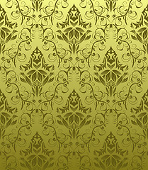 Image showing seamless damask pattern