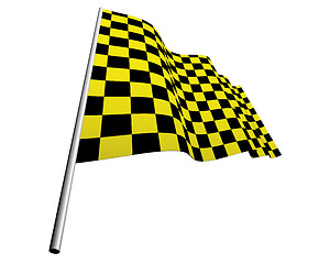 Image showing checked flags