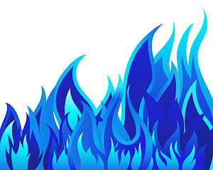 Image showing fire background