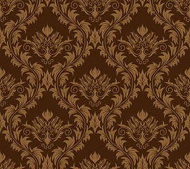 Image showing seamless damask pattern