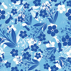 Image showing seamless floral pattern