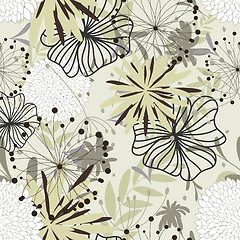 Image showing seamless floral pattern