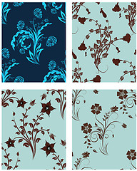 Image showing seamless floral pattern