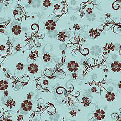 Image showing seamless floral pattern