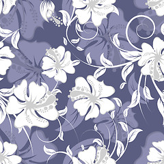 Image showing seamless floral pattern