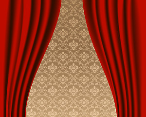 Image showing seamless damask pattern