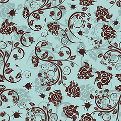 Image showing seamless floral pattern