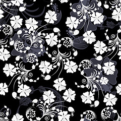 Image showing seamless floral pattern