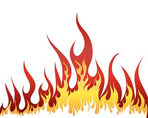 Image showing fire background