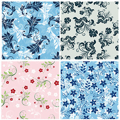 Image showing seamless floral pattern