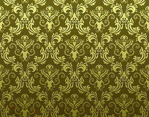 Image showing seamless damask pattern