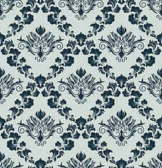 Image showing seamless damask pattern