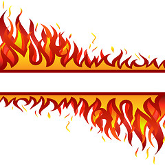 Image showing fire background