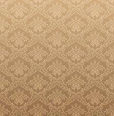 Image showing seamless damask pattern