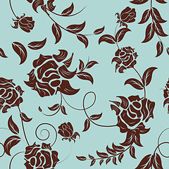 Image showing seamless floral pattern