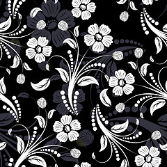 Image showing seamless floral pattern