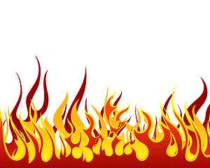 Image showing fire background