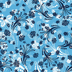 Image showing seamless floral pattern