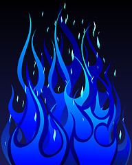 Image showing fire background