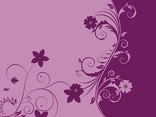 Image showing floral background