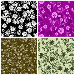 Image showing seamless floral pattern