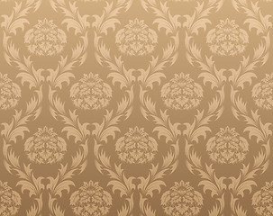 Image showing seamless damask pattern