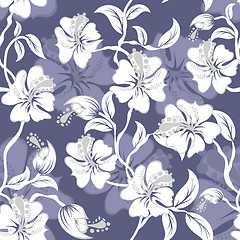 Image showing seamless floral pattern