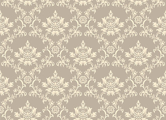 Image showing seamless damask pattern