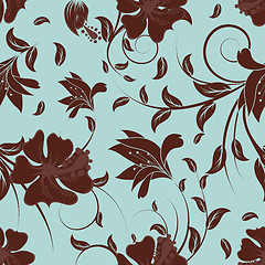 Image showing seamless floral pattern