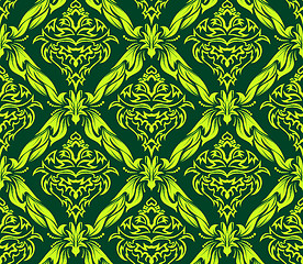 Image showing seamless damask pattern