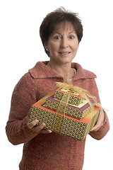 Image showing woman with gifts