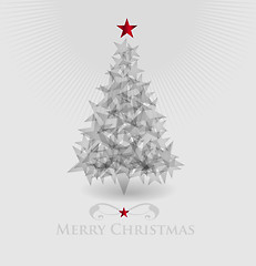 Image showing Abstract vector christmas tree