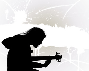 Image showing rock guitarist