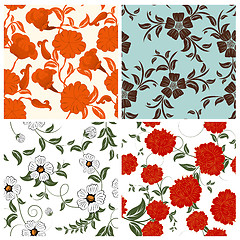 Image showing seamless floral pattern