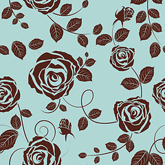 Image showing seamless floral pattern